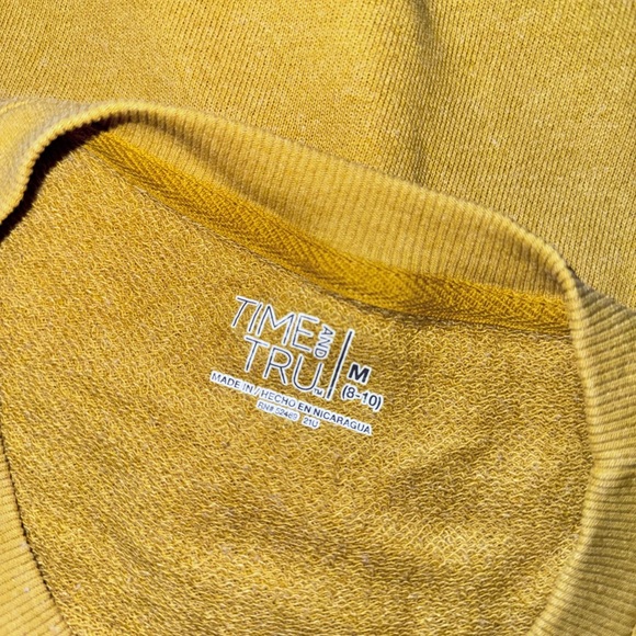 Mental Health Awareness “Person Behind Me” Mustard Yellow Sweatshirt Pullover 💗 - Picture 3 of 5